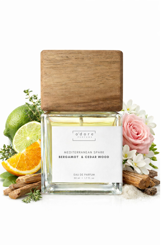 o´dore Eau de parfum MEDITERRANEAN SPARK Bergamot & Cedar wood 50 ml