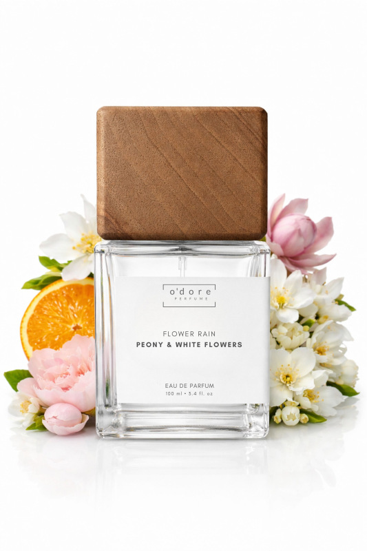 o'dore Eau de Parfum FLOWER RAIN Peony & White flowers 100 ml 1