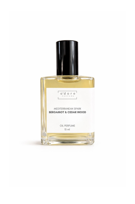 o'dore Perfume oil MEDITERRANEAN SPARK Bergamot & Cedar wood 15ml 1