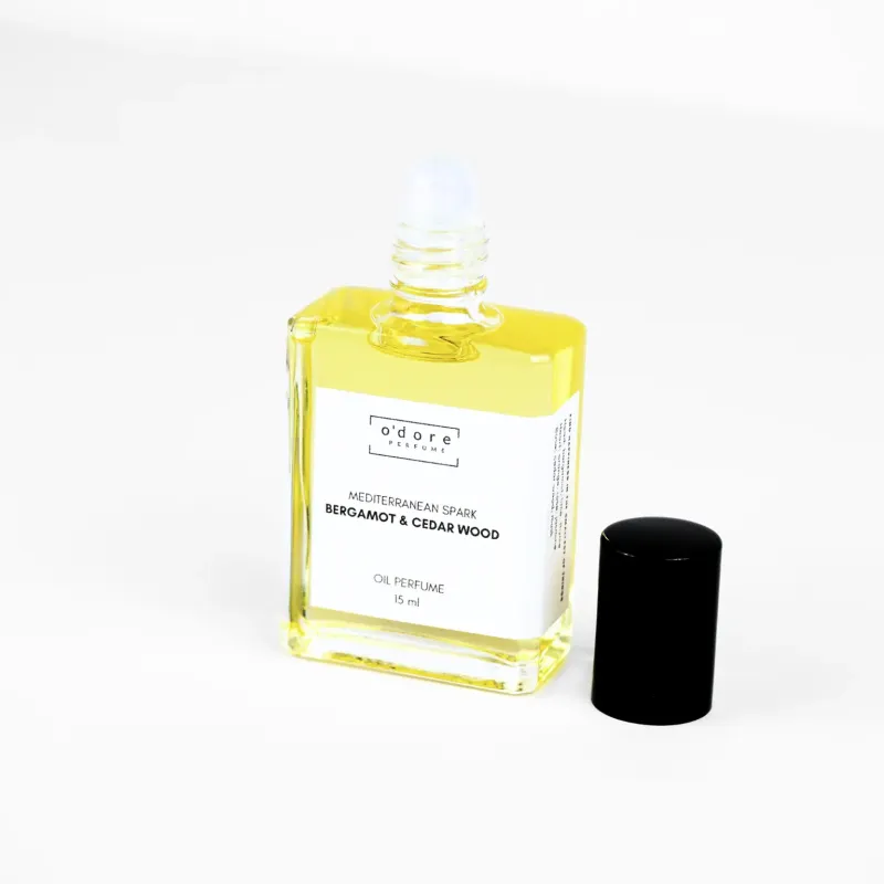 o'dore Perfume oil MEDITERRANEAN SPARK Bergamot & Cedar wood 15ml